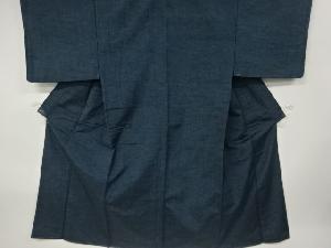 未使用品　仕立て上がり　ひげ紬男物着物アンサンブル